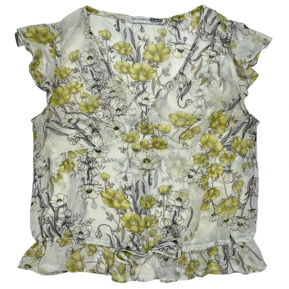 Vintage Necessary Objects Sheer Top